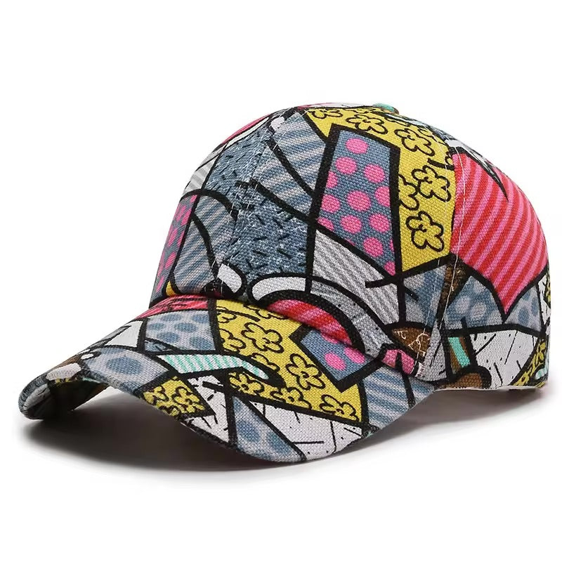 Graffiti Canvas Cap